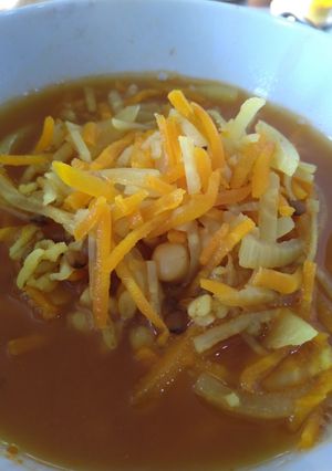 Une photo de Soupe de blé et légumineuses
