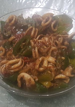 Foto resep Cumi sambal pedas