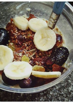 A picture of Overnight oats.
