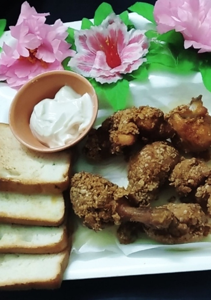 ஓட்ஸ் ஃப்ரைடு சிக்கன் செய்முறை முக்கிய புகைப்படம்