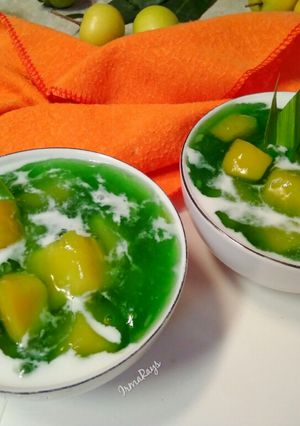 Foto resep Bubur Ubi Tapioka Pandan