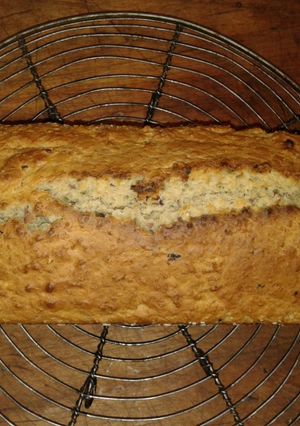 Una foto de Budín #vegano de manzana y avena