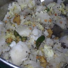 A picture of Kacha Banana podimas(Vazhaikai Podimas)- Kumbakonam special.