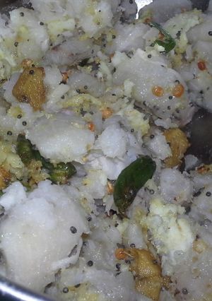 A picture of Kacha Banana podimas(Vazhaikai Podimas)- Kumbakonam special.
