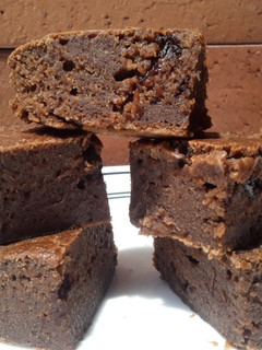 Una foto de Brownies veganos🤔🍮🍫