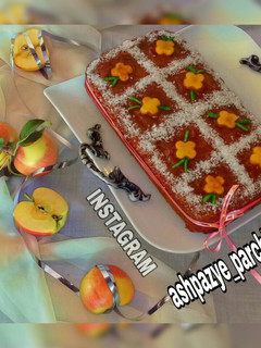 عکسی از دستور کیک سیب و گردو کاراملی بدون فر 🌸