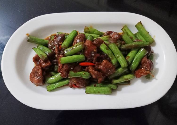Resep Buncis Ampela Masak Kecap, Lezat Sekali