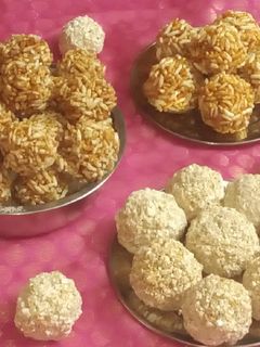 খইয়ের মোয়া(khoier Moa Recipe In Bengali) রেসিপির প্রধান ছবি
