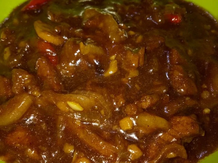 Cara Gampang Membuat Resep Daging sapi lada hitam yang Enak Banget