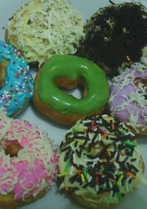 Foto resep Donat empuk Aneka toping