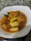 Kolak Pisang Labu Kuning dan Nanas