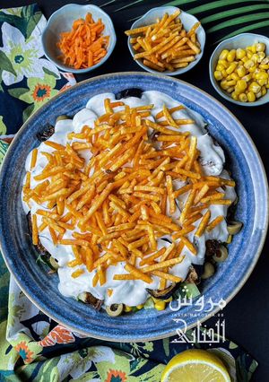 صورة لوصفة سلطة اعواد البطاطا