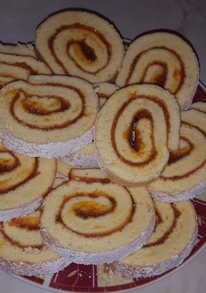 Piskótarolád recept fotója