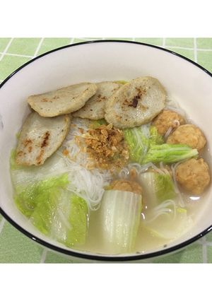 รูปของ ก๋วยเตี๋ยวเส้นเล็กน้ำ