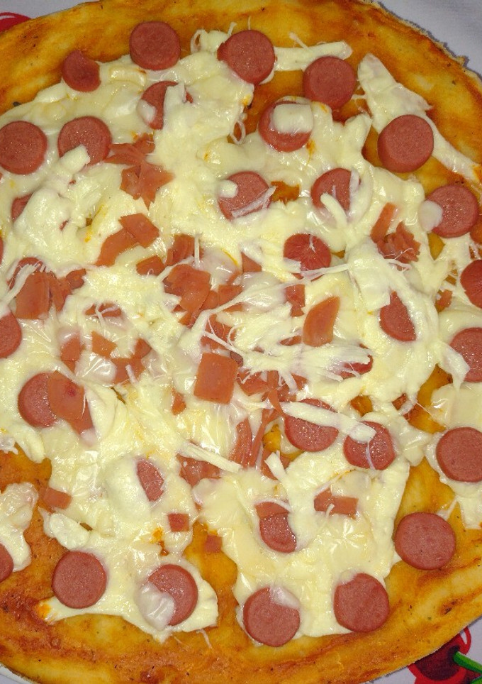 Una foto de Pizza casera