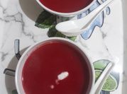 A picture of cherry tomato soup