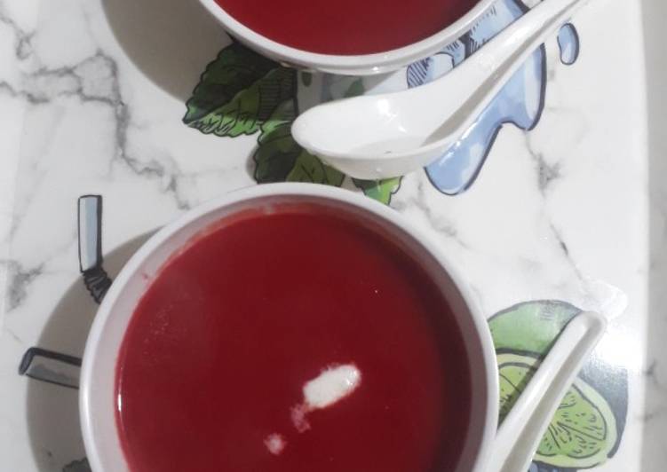 Easy Tomato beetroot soup