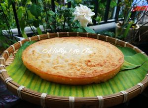 Hình của món Bánh khoai mì nướng.