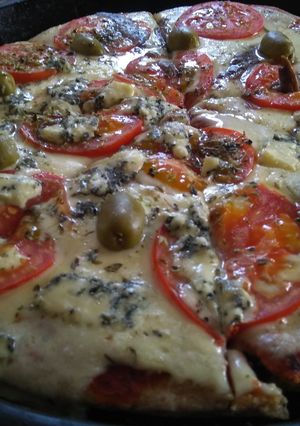 Una foto de Pizza fácil con harina integral