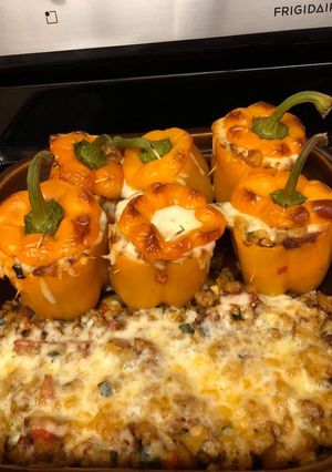Una foto de Pimientos Rellenos