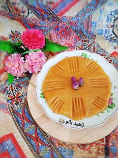 عکسی از دستور حلوای تخم مرغی