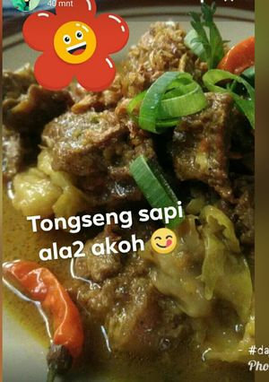 Foto resep Tongseng sapi tanpa santan