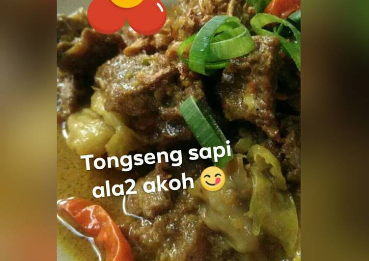 Tongseng sapi tanpa santan