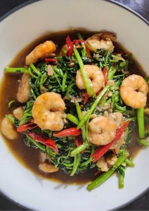 Foto resep Tumis Selada Air Bumbu Pedas