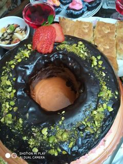 صورة لوصفة كيكه بصوص الشوكولاته