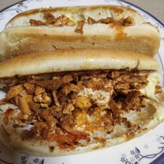 A picture of Chicken buns with dust of slims.