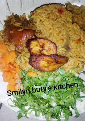 A picture of Simple jollof rice.