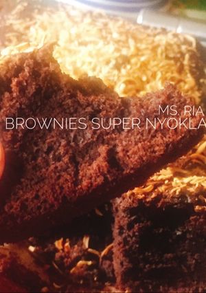 Foto resep Brownies panggang super nyoklat