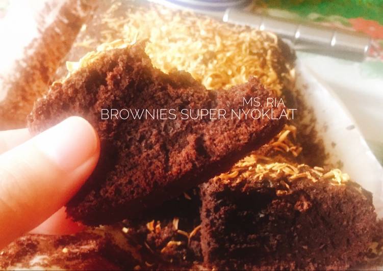 Brownies panggang super nyoklat