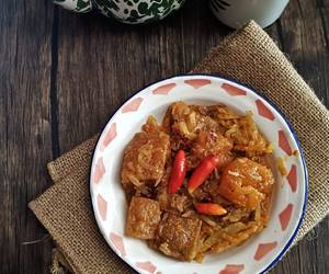 Resep mudah Sambal Goreng Labu + Kerecek Nikmat Lezat