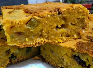 Una foto de BUDÍN De Ahuyama (zapallo) rallada con Brevas...!