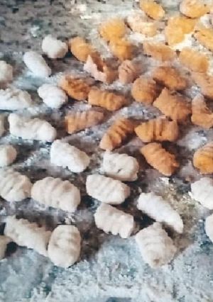 Una foto de Ñoquis de calabaza y papas 👌