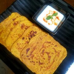 A picture of Alphonso Mango paratha Recipe.