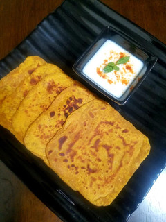 A picture of Alphonso Mango paratha Recipe.