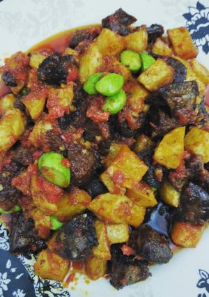 Foto resep Sambal Ati Kentang Petai