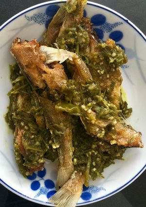 Foto resep Ikan masak sambal hijau