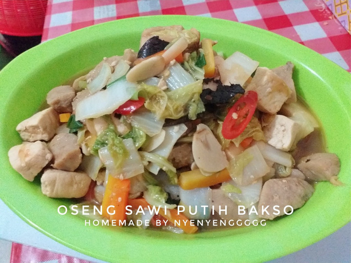 Resep Tumis Sawi Putih Bakso 🥬, Menggugah Selera