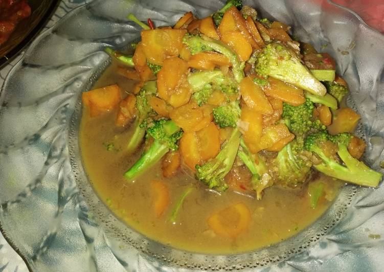 Resep Oseng2 brokoli wortel yang praktis