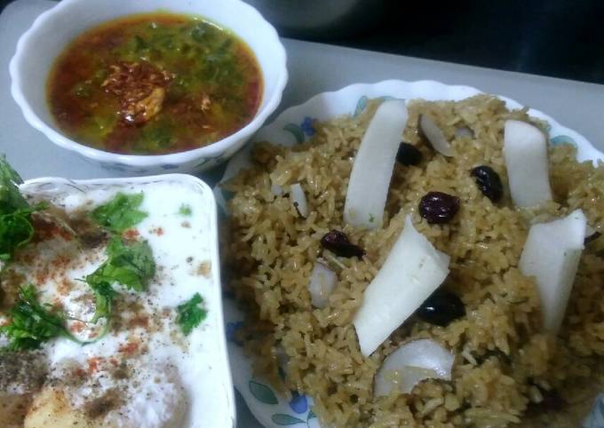 Mithochavaran and saibhaji (Sindhi Lal lohri recipe,tehri)