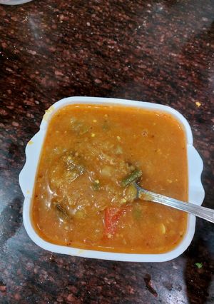 A picture of Sambhar.