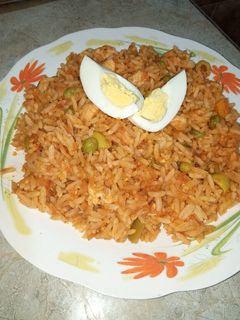 صورة لوصفة أرز بالخضر