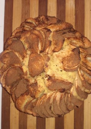 O poză a rețetei German apple cake/ tartă cu mere.