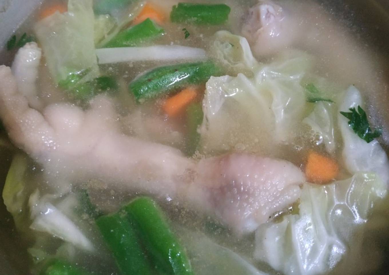 Sop ceker ayam