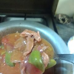 Beef Chilli on Desi style A picture of Beef Chilli on Desi style.