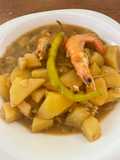 Patatas con sepia