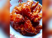 Gambar resep ayam hot lava korean